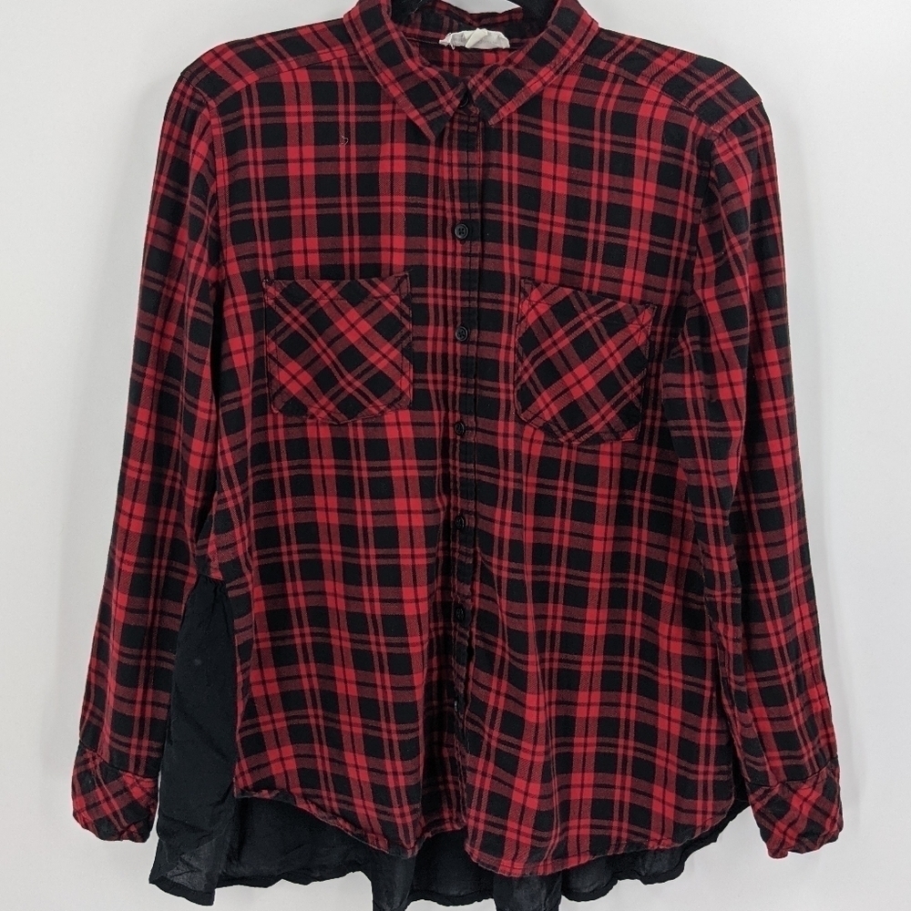 BEACHLUNCHLOUNGE Plaid Button Down Shirt